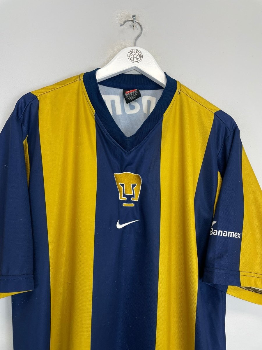 2000/01 UNAM PUMAS HOME SHIRT (L) NIKE - Cult Kits - Large - Buy Vintage Football Shirts, Authentic Retro Football Shirts For Sale, Classic Football Shirts & Soccer Jersey