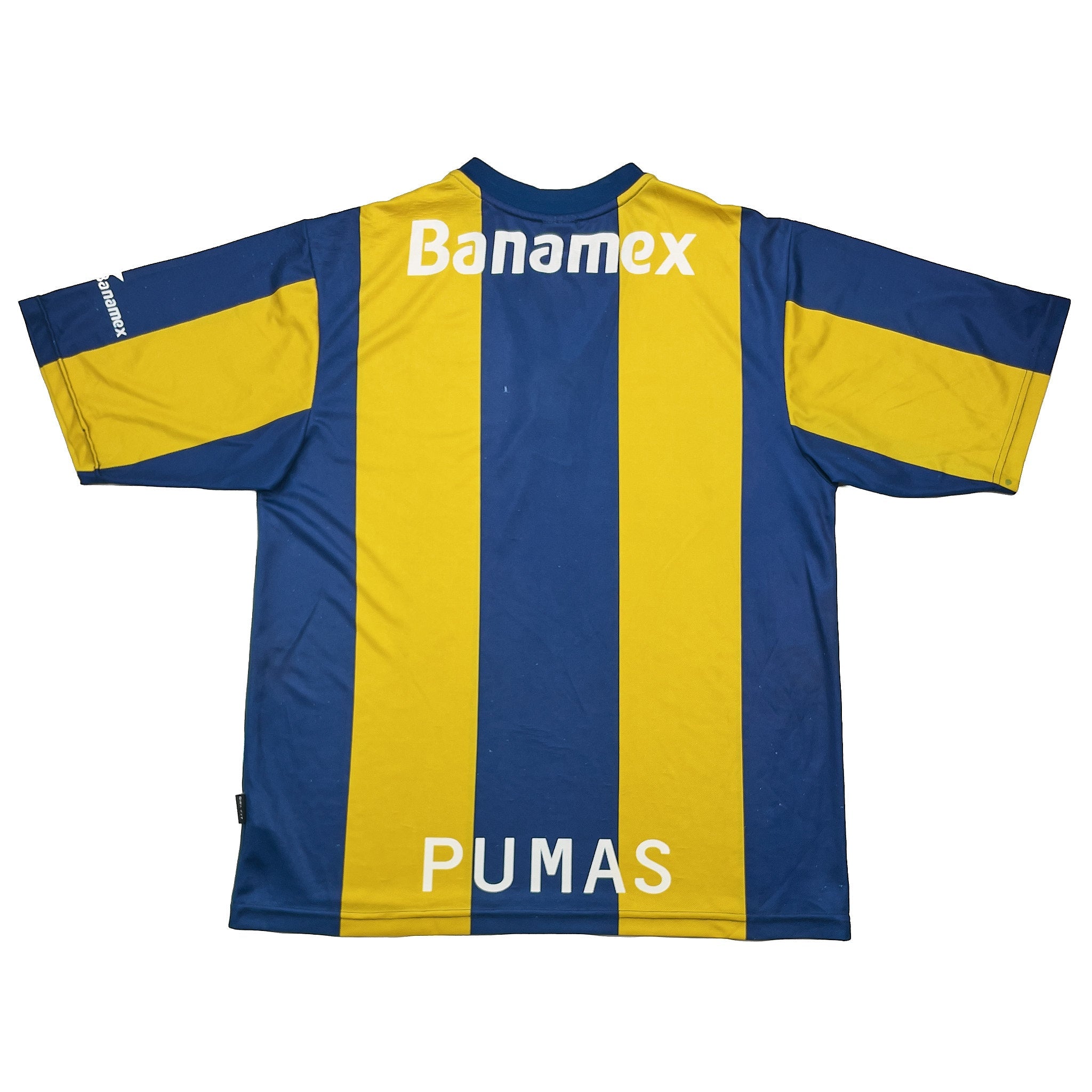 Buy 2000/01 UNAM Pumas Home Shirt (L) Nike ~ Free worldwide shipping available ~ Authentic Vintage Football Shirts from Cult Kits