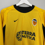 Shop 2000/01 VALENCIA CANIZARES #1 GK SHIRT (L) NIKE, classic football shirts, vintage football shirts & retro soccer jerseys at Cult Kits