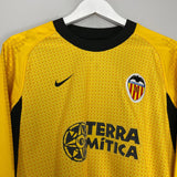 Shop 2000/01 VALENCIA CANIZARES #1 GK SHIRT (L) NIKE, classic football shirts, vintage football shirts & retro soccer jerseys at Cult Kits