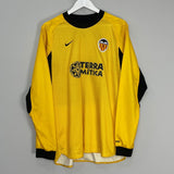 Shop 2000/01 VALENCIA CANIZARES #1 GK SHIRT (L) NIKE, classic football shirts, vintage football shirts & retro soccer jerseys at Cult Kits
