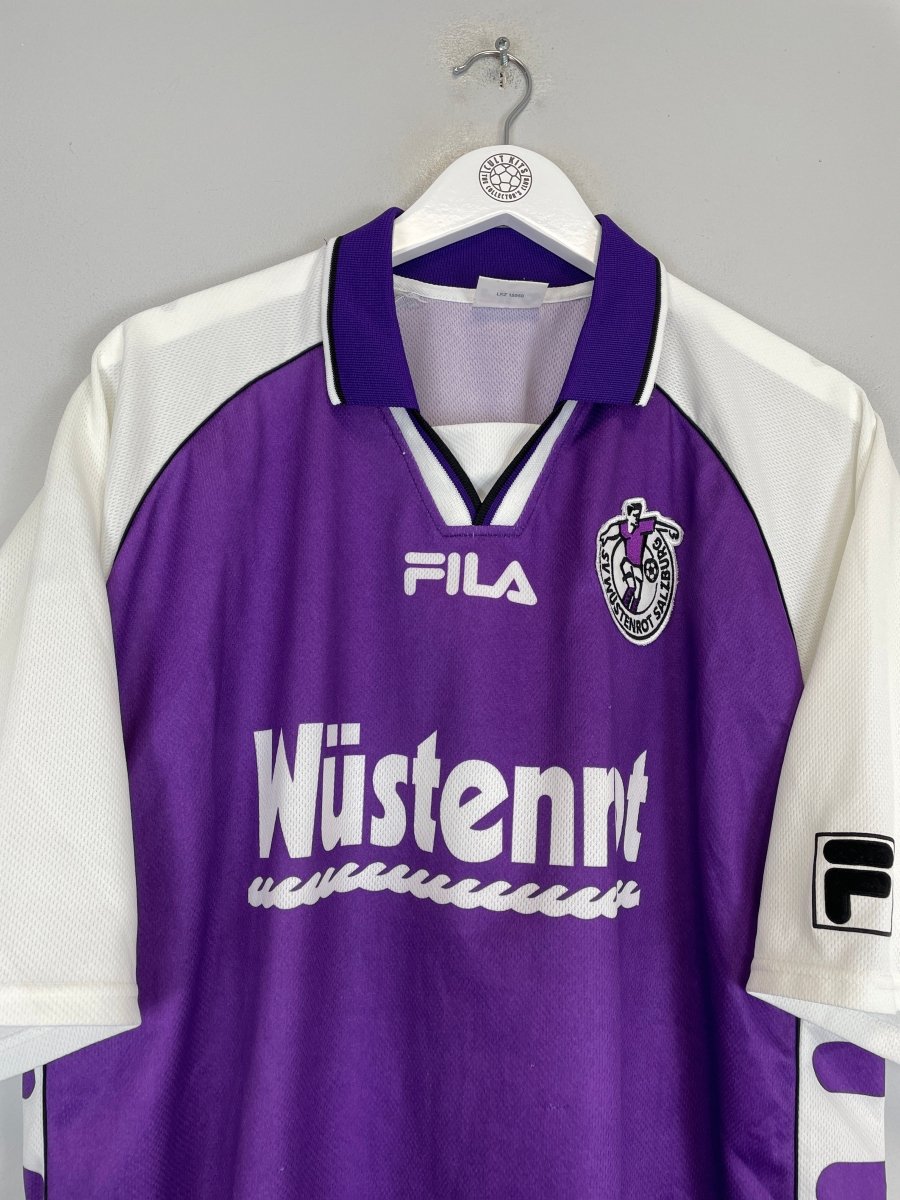 2000/01 WUSTENROT SALZBURG 10 AWAY SHIRT (XL) FILA - Cult Kits - XL - Buy Vintage Football Shirts, Authentic Retro Football Shirts For Sale, Classic Football Shirts & Soccer Jersey