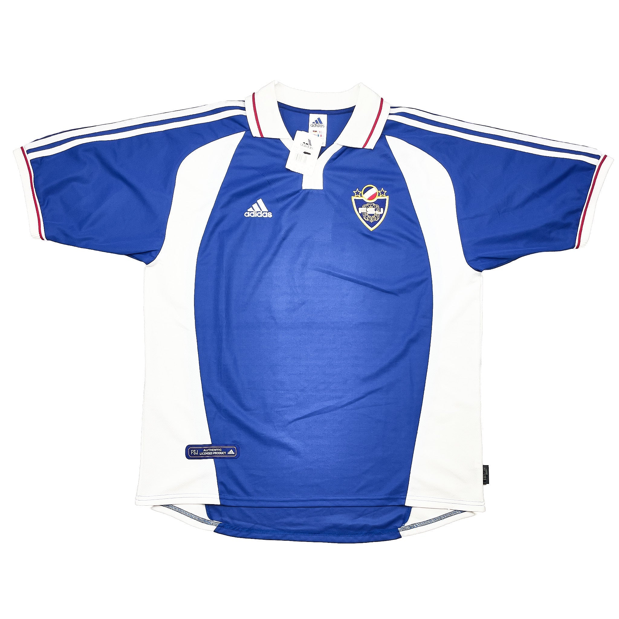 Buy 2000/01 Yugoslavia *BNWT* Home Shirt (XL) Adidas ~ Free worldwide shipping ~ Authentic Vintage Football Shirts from Cult Kits
