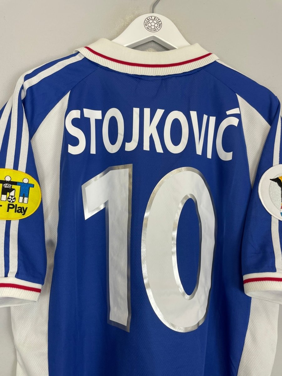 2000/01 YUGOSLAVIA STOJKOVIC 10 HOME SHIRT (L) ADIDAS - Cult Kits - Large - Buy Vintage Football Shirts, Authentic Retro Football Shirts For Sale, Classic Football Shirts & Soccer Jersey