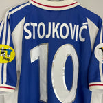 2000/01 YUGOSLAVIA STOJKOVIC 10 HOME SHIRT (L) ADIDAS - Cult Kits - Large - Buy Vintage Football Shirts, Authentic Retro Football Shirts For Sale, Classic Football Shirts & Soccer Jersey