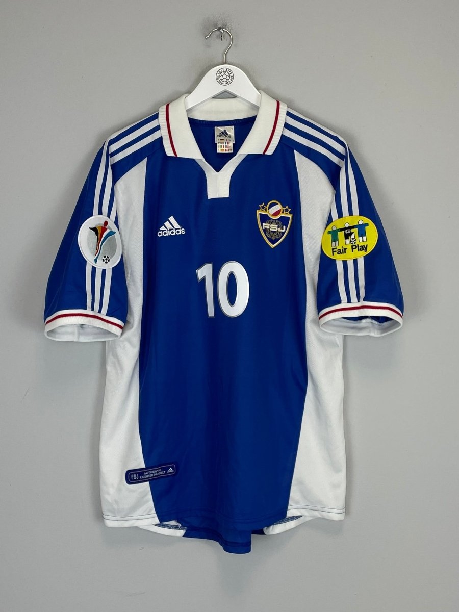 2000/01 YUGOSLAVIA STOJKOVIC 10 HOME SHIRT (L) ADIDAS - Cult Kits - Large - Buy Vintage Football Shirts, Authentic Retro Football Shirts For Sale, Classic Football Shirts & Soccer Jersey