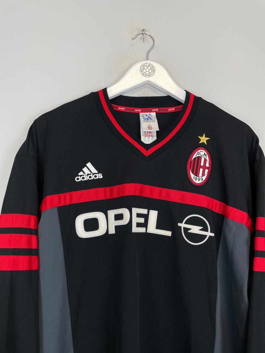 2000/02 AC MILAN L/S TRAINING SHIRT (L) ADIDAS - Cult Kits - Large - Buy Vintage Football Shirts, Authentic Retro Football Shirts For Sale, Classic Football Shirts & Soccer Jersey