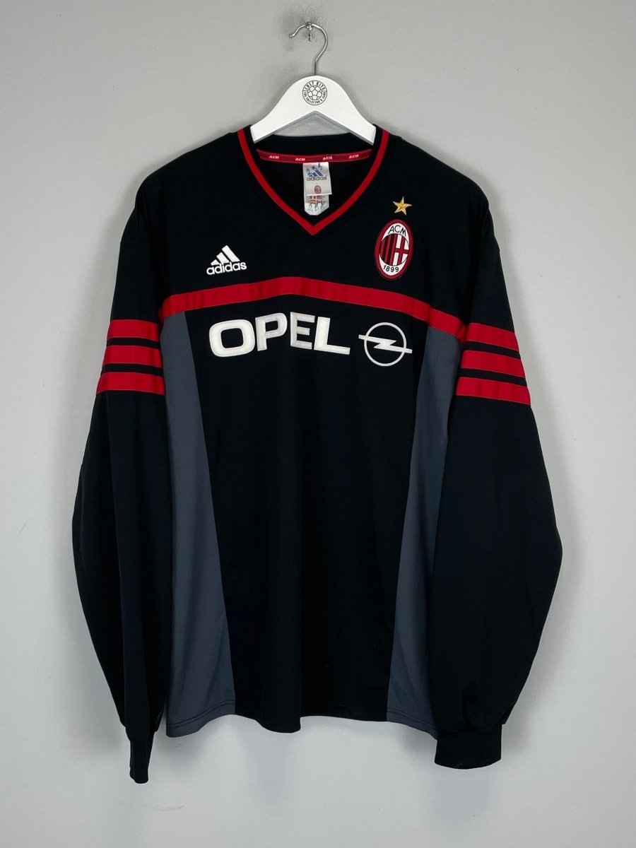 2000/02 AC MILAN L/S TRAINING SHIRT (L) ADIDAS - Cult Kits - Large - Buy Vintage Football Shirts, Authentic Retro Football Shirts For Sale, Classic Football Shirts & Soccer Jersey