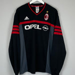 2000/02 AC MILAN L/S TRAINING SHIRT (L) ADIDAS - Cult Kits - Large - Buy Vintage Football Shirts, Authentic Retro Football Shirts For Sale, Classic Football Shirts & Soccer Jersey