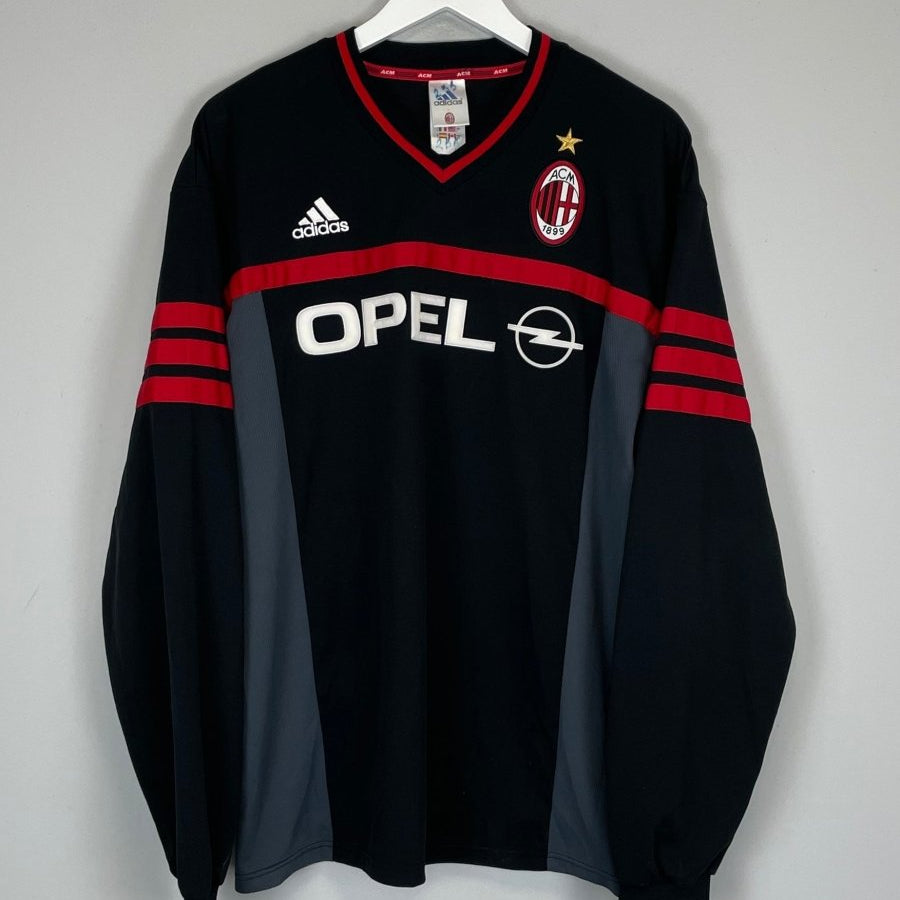 2000/02 AC MILAN L/S TRAINING SHIRT (L) ADIDAS - Cult Kits - Large - Buy Vintage Football Shirts, Authentic Retro Football Shirts For Sale, Classic Football Shirts & Soccer Jersey
