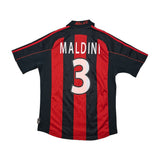 Buy 2000/02 AC Milan Maldini 3 Home Shirt (M) Adidas ~ Free worldwide shipping available ~ Authentic Vintage Football Shirts from Cult Kits