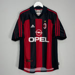 Shop 2000/02 AC MILAN SHEVCHENKO #7 HOME SHIRT (L) ADIDAS, classic football shirts, vintage football shirts & retro soccer jerseys at Cult Kits