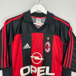 Shop 2000/02 AC MILAN SHEVCHENKO #7 HOME SHIRT (L) ADIDAS, classic football shirts, vintage football shirts & retro soccer jerseys at Cult Kits