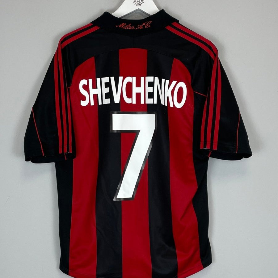 2000/02 AC MILAN SHEVCHENKO 7 HOME SHIRT (S) ADIDAS - Cult Kits - Large - Buy Vintage Football Shirts, Authentic Retro Football Shirts For Sale, Classic Football Shirts & Soccer Jersey