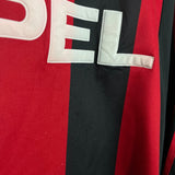 Shop 2000/02 AC MILAN SHEVCHENKO #7 L/S HOME SHIRT (L) ADIDAS, classic football shirts, vintage football shirts & retro soccer jerseys at Cult Kits