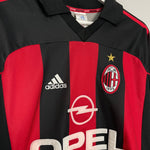 Shop 2000/02 AC MILAN SHEVCHENKO #7 L/S HOME SHIRT (L) ADIDAS, classic football shirts, vintage football shirts & retro soccer jerseys at Cult Kits