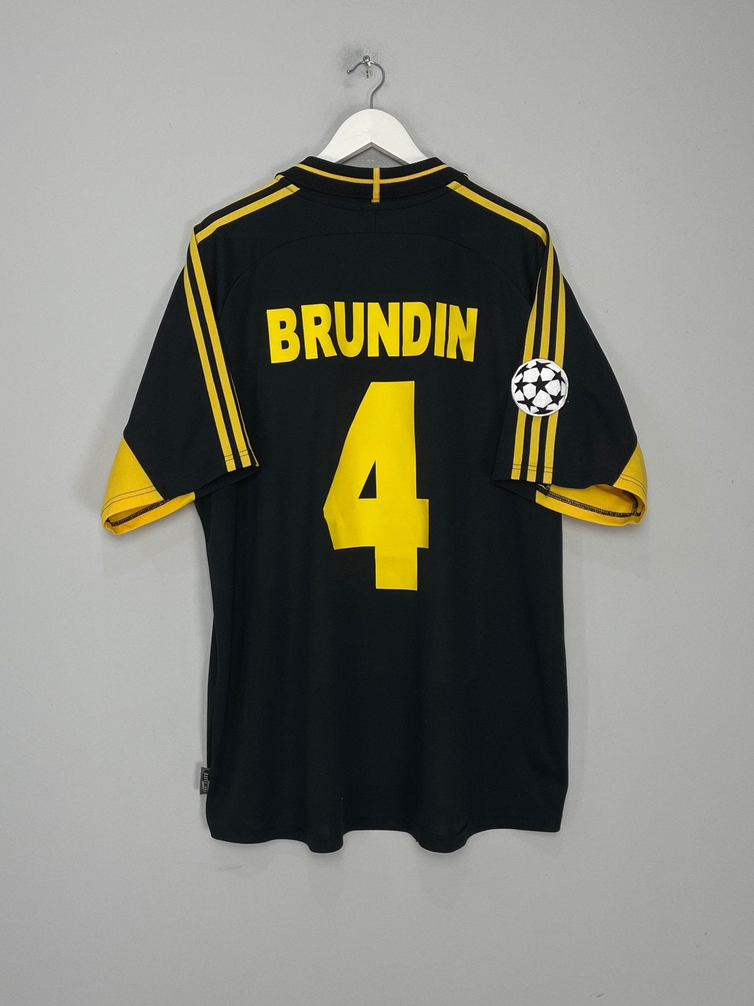 Shop 2000/02 AIK STOCKHOLM BRUNDIN #4 C/L HOME SHIRT (XXL) ADIDAS, classic football shirts, vintage football shirts & retro soccer jerseys at Cult Kits