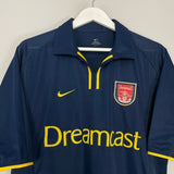 Shop 2000/02 ARSENAL EUROPEAN AWAY SHIRT (L) NIKE, classic football shirts, vintage football shirts & retro soccer jerseys at Cult Kits
