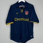 Shop 2000/02 ARSENAL EUROPEAN AWAY SHIRT (L) NIKE, classic football shirts, vintage football shirts & retro soccer jerseys at Cult Kits