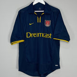 Shop 2000/02 ARSENAL EUROPEAN AWAY SHIRT (L) NIKE, classic football shirts, vintage football shirts & retro soccer jerseys at Cult Kits