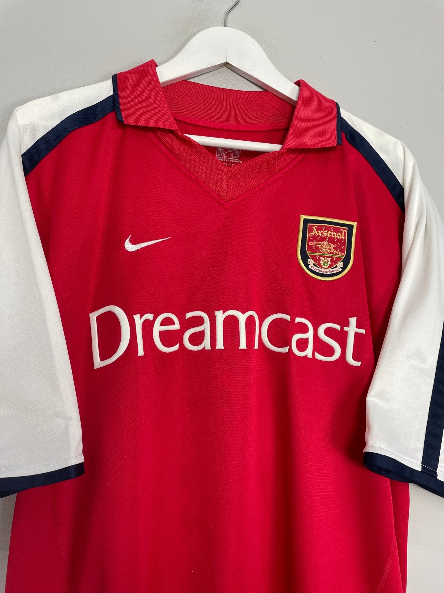 Shop 2000/02 ARSENAL HENRY #14 HOME SHIRT (L) NIKE, classic football shirts, vintage football shirts & retro soccer jerseys at Cult Kits