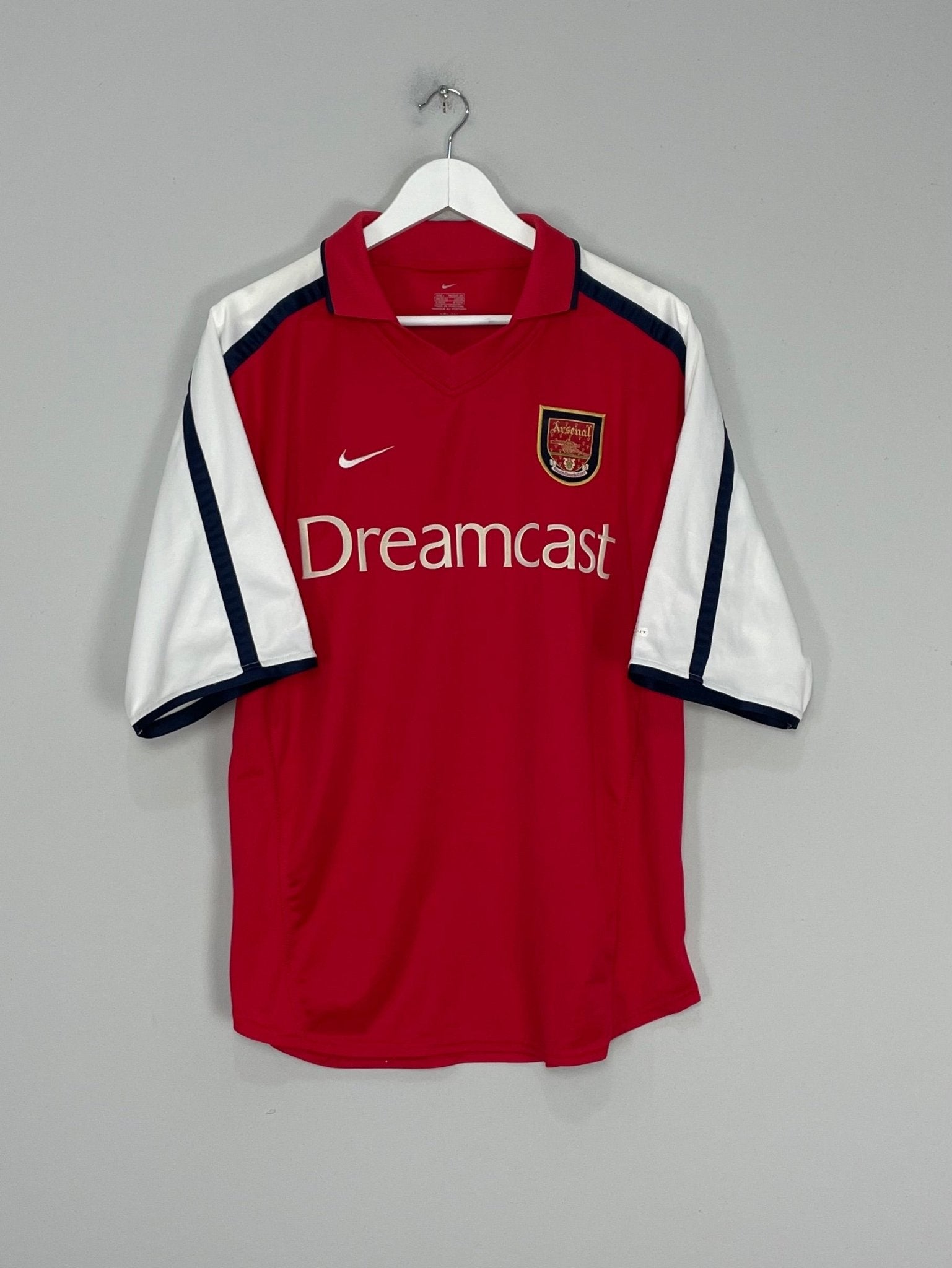 Shop 2000/02 ARSENAL HOME SHIRT (L) NIKE, classic football shirts, vintage football shirts & retro soccer jerseys at Cult Kits
