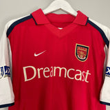 Shop 2000/02 ARSENAL LJUNGBERG #8 FA CUP HOME SHIRT (M) NIKE, classic football shirts, vintage football shirts & retro soccer jerseys at Cult Kits
