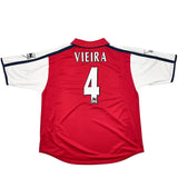 Buy 2000/02 ARSENAL VIEIRA 4 HOME SHIRT (XL) NIKE ~ Free worldwide shipping available ~ Authentic Vintage Football Shirts from Cult Kits