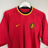 Shop 2000/02 BELGIUM *BNWT* HOME SHIRT (M) NIKE, classic football shirts, vintage football shirts & retro soccer jerseys at Cult Kits