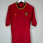 Shop 2000/02 BELGIUM HOME SHIRT (L) NIKE, classic football shirts, vintage football shirts & retro soccer jerseys at Cult Kits