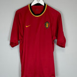 Shop 2000/02 BELGIUM HOME SHIRT (L) NIKE, classic football shirts, vintage football shirts & retro soccer jerseys at Cult Kits