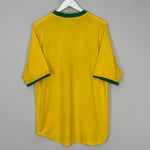 Shop 2000/02 BRAZIL HOME SHIRT (L) NIKE, classic football shirts, vintage football shirts & retro soccer jerseys at Cult Kits