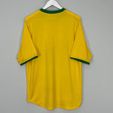 Shop 2000/02 BRAZIL HOME SHIRT (L) NIKE, classic football shirts, vintage football shirts & retro soccer jerseys at Cult Kits