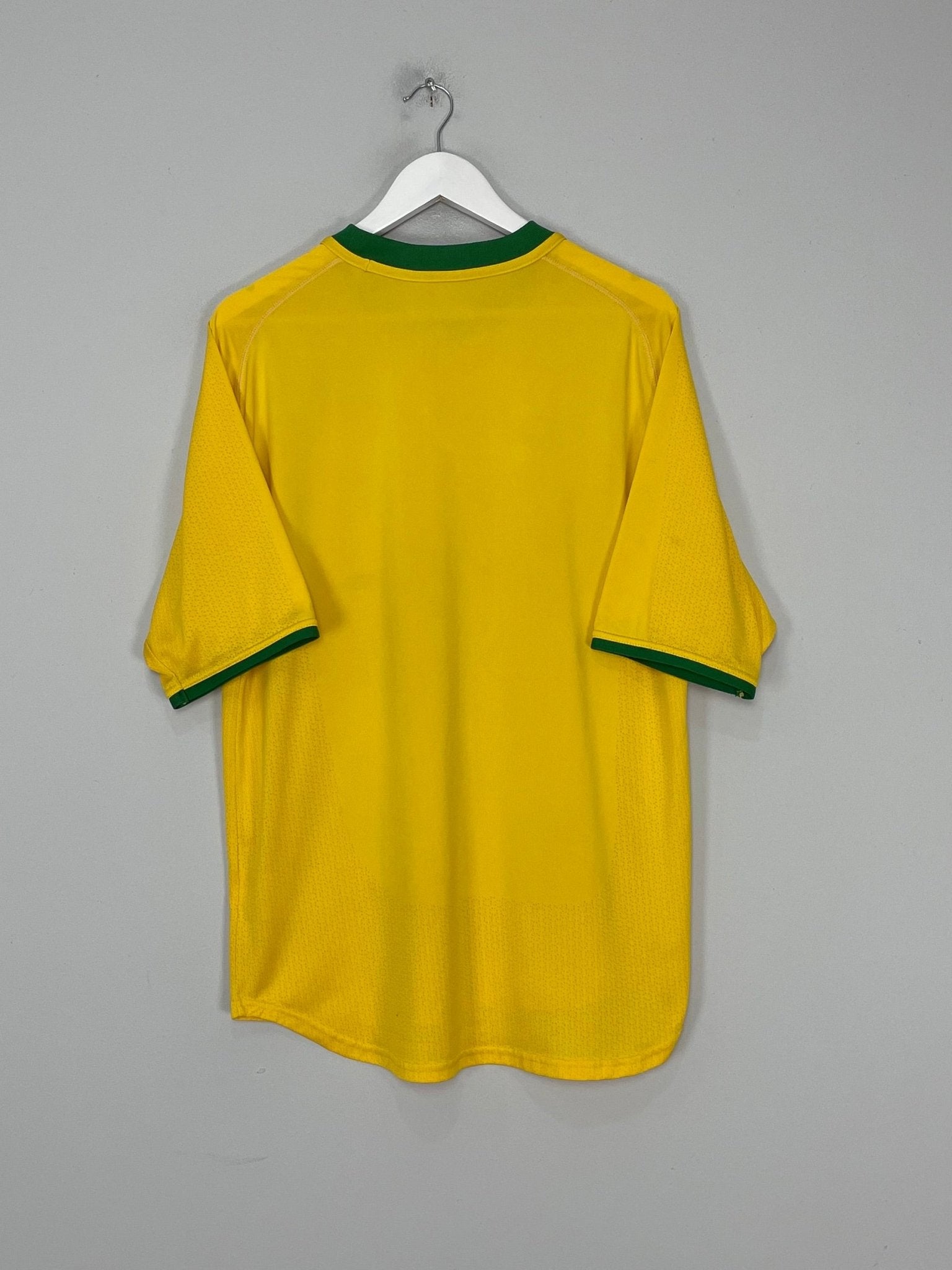 Shop 2000/02 BRAZIL HOME SHIRT (L) NIKE, classic football shirts, vintage football shirts & retro soccer jerseys at Cult Kits