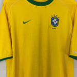 Shop 2000/02 BRAZIL HOME SHIRT (L) NIKE, classic football shirts, vintage football shirts & retro soccer jerseys at Cult Kits