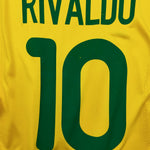 Buy 2000/02 Brazil Rivaldo 10 Home Shirt (M) Nike ~ Free worldwide shipping ~ Authentic Vintage Football Shirts from Cult Kits