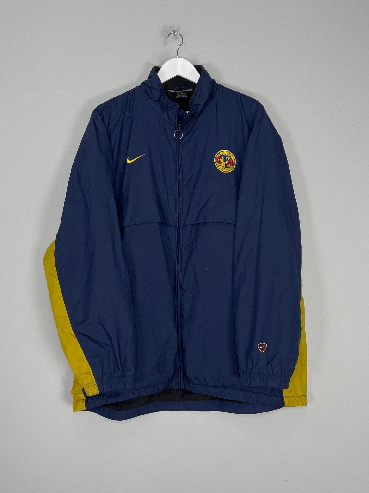 Shop 2000/02 CLUB AMERICA TRACK JACKET (XL) NIKE, classic football shirts, vintage football shirts & retro soccer jerseys at Cult Kits