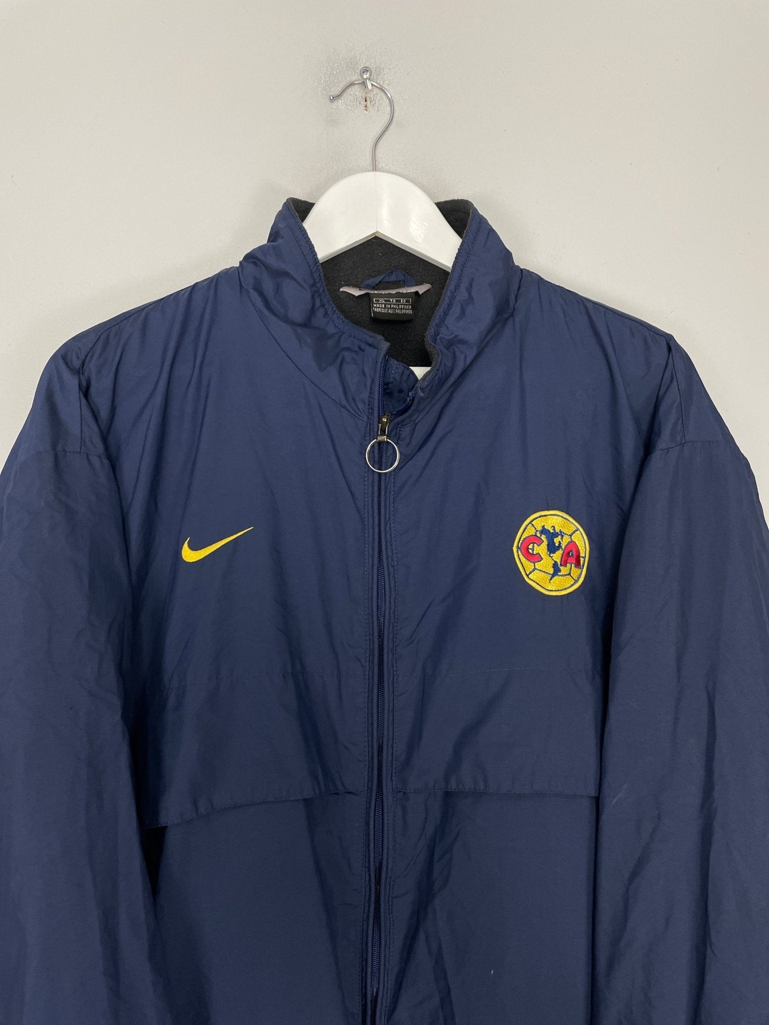 Shop 2000/02 CLUB AMERICA TRACK JACKET (XL) NIKE, classic football shirts, vintage football shirts & retro soccer jerseys at Cult Kits