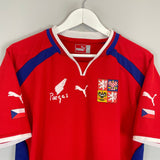 Shop 2000/02 CZECH REPUBLIC HOME SHIRT (XL) PUMA, classic football shirts, vintage football shirts & retro soccer jerseys at Cult Kits