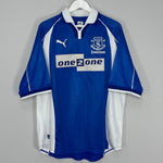 Shop 2000/02 EVERTON GASCOIGNE #18 HOME SHIRT (XL) PUMA, classic football shirts, vintage football shirts & retro soccer jerseys at Cult Kits