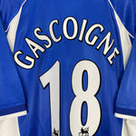Shop 2000/02 EVERTON GASCOIGNE #18 HOME SHIRT (XL) PUMA, classic football shirts, vintage football shirts & retro soccer jerseys at Cult Kits