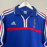 Shop 2000/02 FRANCE ZIDANE #10 HOME SHIRT (L) ADIDAS, classic football shirts, vintage football shirts & retro soccer jerseys at Cult Kits