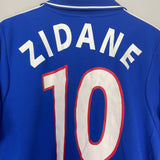Shop 2000/02 FRANCE ZIDANE #10 HOME SHIRT (L) ADIDAS, classic football shirts, vintage football shirts & retro soccer jerseys at Cult Kits