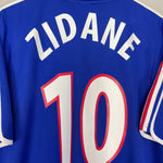 Shop 2000/02 FRANCE ZIDANE #10 HOME SHIRT (L) ADIDAS, classic football shirts, vintage football shirts & retro soccer jerseys at Cult Kits