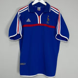 Shop 2000/02 FRANCE ZIDANE #10 HOME SHIRT (L) ADIDAS, classic football shirts, vintage football shirts & retro soccer jerseys at Cult Kits
