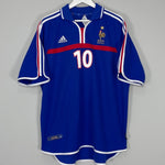 Shop 2000/02 FRANCE ZIDANE #10 HOME SHIRT (L) ADIDAS, classic football shirts, vintage football shirts & retro soccer jerseys at Cult Kits