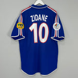 Shop 2000/02 FRANCE ZIDANE #10 HOME SHIRT (XL) ADIDAS, classic football shirts, vintage football shirts & retro soccer jerseys at Cult Kits