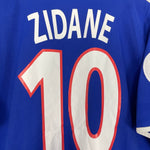 Shop 2000/02 FRANCE ZIDANE #10 HOME SHIRT (XL) ADIDAS, classic football shirts, vintage football shirts & retro soccer jerseys at Cult Kits