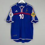 Shop 2000/02 FRANCE ZIDANE #10 HOME SHIRT (XL) ADIDAS, classic football shirts, vintage football shirts & retro soccer jerseys at Cult Kits