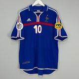 Shop 2000/02 FRANCE ZIDANE #10 HOME SHIRT (XL) ADIDAS, classic football shirts, vintage football shirts & retro soccer jerseys at Cult Kits